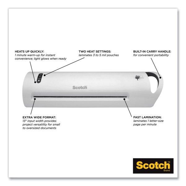 Advanced Thermal Laminator, 13  Max Document Width, 5 mil Max Document Thickness Cheap - Image 4