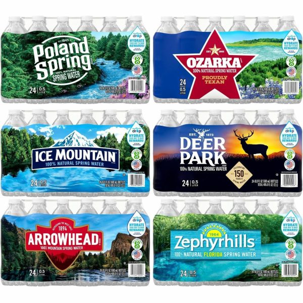Nestle Premium Bottled Spring Water - Ready-to-Drink - 16.91 fl oz (500 mL) - Bottle - 1872   Pallet Online