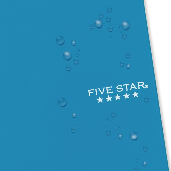 Mead Five Star Wirebound Subject Notebook - 2 Subject(s) - 100 Sheets - Spiral Bound - 6  x 9 1 2  - 9  x 7  x 2  - Assorted Cover - Durable Cover, Bleed Resistant, Perforated, Spiral Lock, Pocket Divider, Durable Cover, Smooth - 6   Pack Cheap - Image 4
