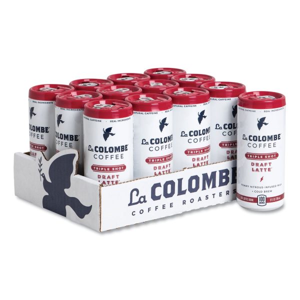 Cold Brew Draft Latte, Triple Shot, 9 oz Can, 12 Carton Online Hot Sale