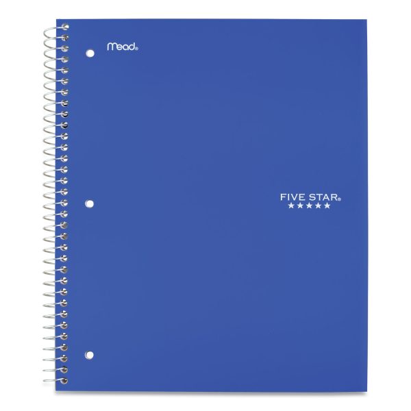Wirebound Notebook with Eight Pockets, 5-Subject, Wide Legal Rule, Randomly Assorted Cover Color, (200) 10.5 x 8 Sheets Supply - Image 4