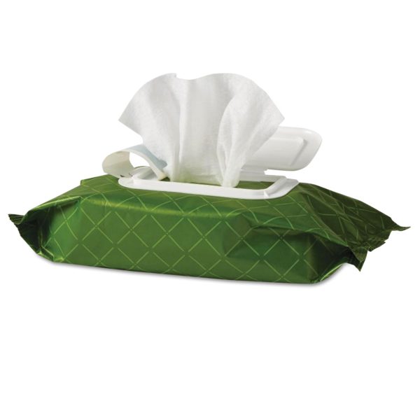 FitRight Select Premium Personal Cleansing Wipes, 8 x 12, Fragrance-Free, White, 48 Pack Online now - Image 2