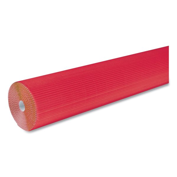 Corobuff Corrugated Paper Roll, 48  x 25 ft, Flame Red Online Hot Sale - Image 2