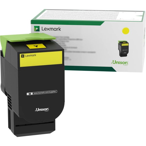 70C00YG Return Program Toner, 1,000 Page-Yield, Yellow Fashion