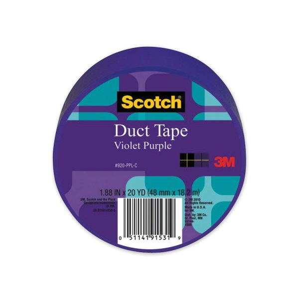 Duct Tape, 1.88  x 20 yds, Violet Purple Online now - Image 2