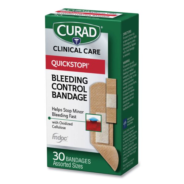 QuickStop Flex Fabric Bandages, Assorted, 30 Box Supply - Image 2