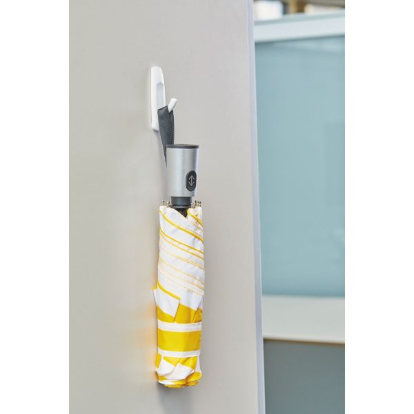 General Purpose Hooks, Medium, Plastic, White, 3 lb Capacity, 2 Hooks and 4 Strips Pack Sale - Image 4