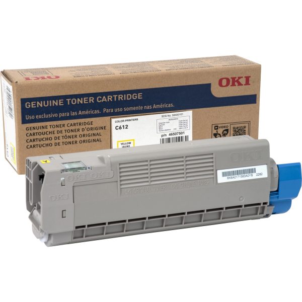Oki Original LED Toner Cartridge - Yellow - 1 Each - 6000 Pages Online now
