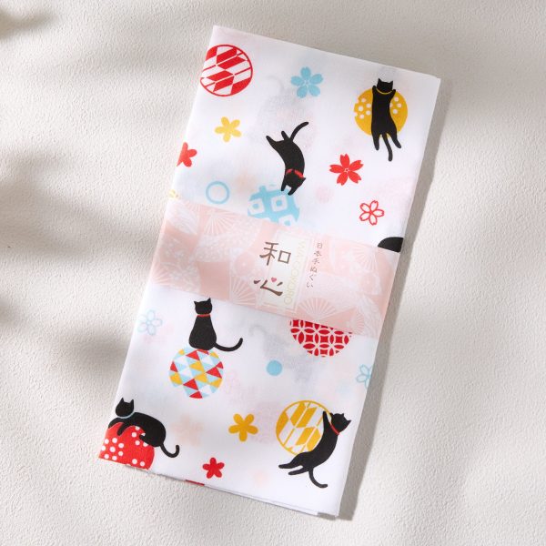 Tenugui Towel (Cat Design) Supply