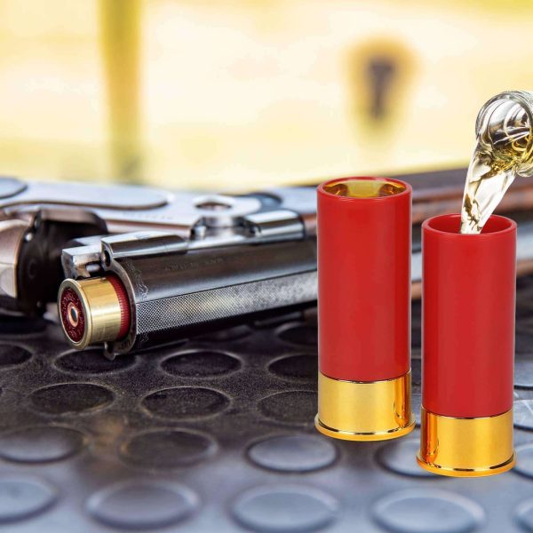12-Gauge Shotgun Buckshot Shell Shot Glasses (4 Pack) Online now - Image 4