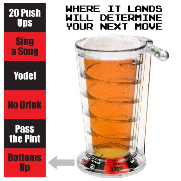 Pinball Pint Glass Drinking Game Online Sale