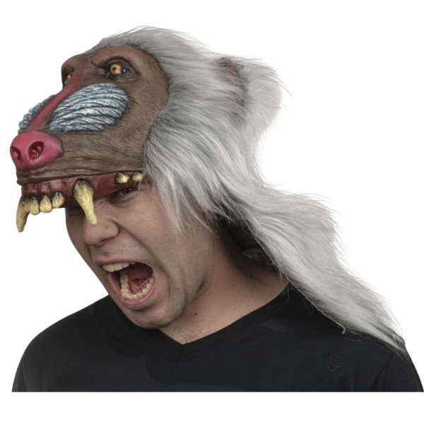 Realistic Mandrill Helmet with Fur Cheap